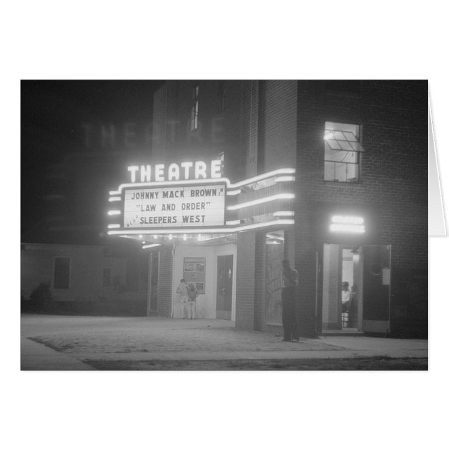 Cartão Cinema à Noite, 1941 (Frente Horizontal)