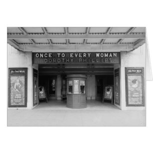 Cartão Cinema Rialto, 1920