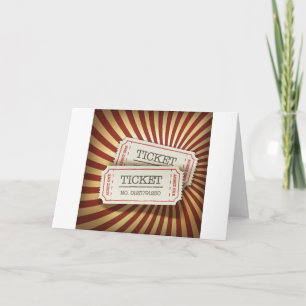 Cartão Cinema Tickets Greeting Cards