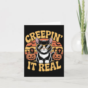 Cartão Cinto De Cachorro Muito Engraçado Gato Halloween P