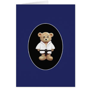 Cartão Cinturão negro do judo