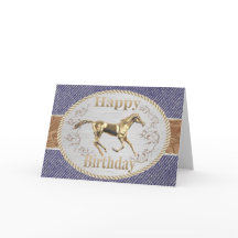 Cinturão Ocidental E Fivela De Denim Feliz Anivers