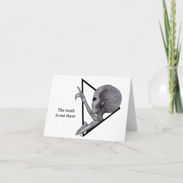 Cartão Cinza, a verdade está lá fora (Frente)