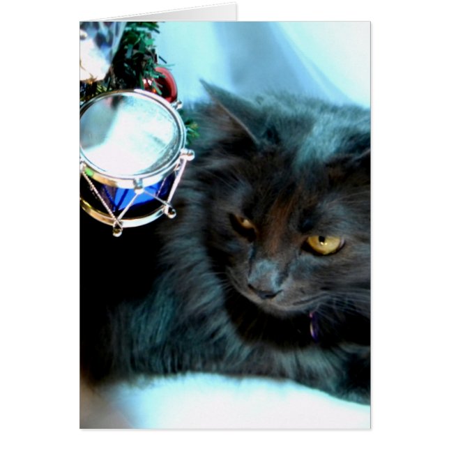 Cartão Cinza de Natal II (Frente)