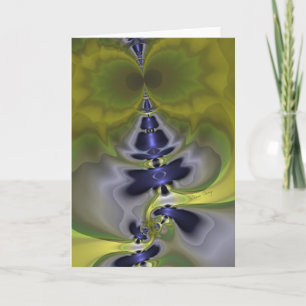 Cartão Cinza Goblin em verde, divertida imp