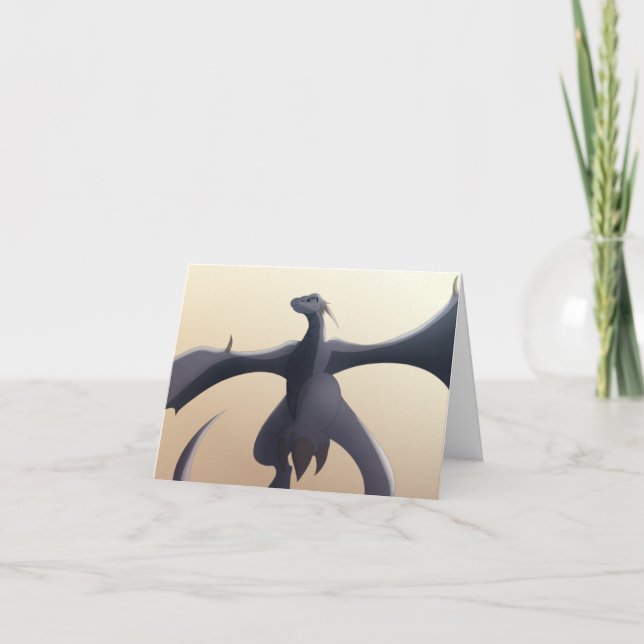 Cartão Cinza legal Wyvern (Frente)