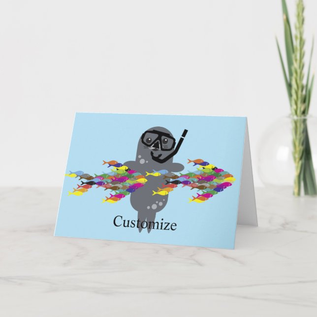 Cartão Cinza Seal Thunder_Cove (Frente)