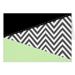 Cartão Cinza Zigzag, Cinza Chevron, Zigzag Patterno, Casa
