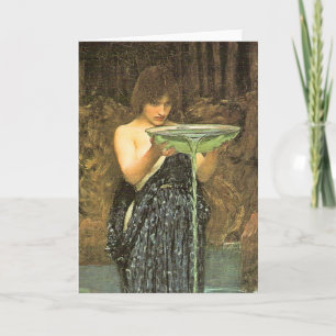 Cartão Circe Invidiosa Greeting Card