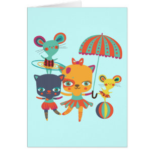 Cartão Circo Cuties