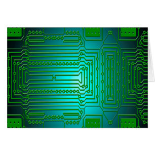 Cartão Circuitos condutores de conselhos