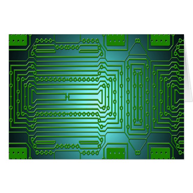 Cartão Circuitos condutores de conselhos (Frente Horizontal)