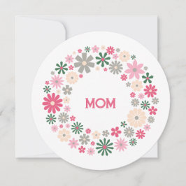 Cartão Círculo de Alegria Personalizável (Fusão) - Dia da