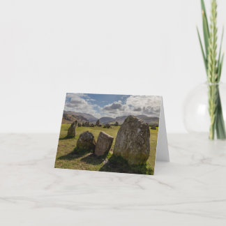 Cartão Círculo de pedra de Castlerigg