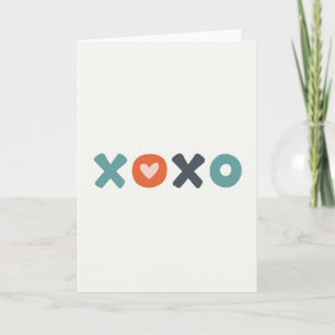 Cartão Círculo do Coração Xoxo Carta de Amor