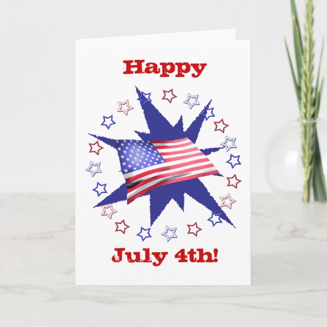 Cartão Círculo do Dia da Independência (Frente)