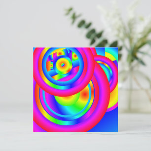 Cartão Círculos de Cor