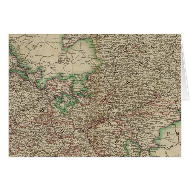 Cartão Círculos do Reno Superior e Inferior (Frente Horizontal)