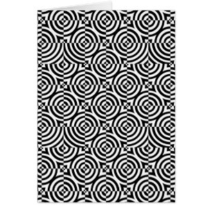 Cartão Círculos e quadrados