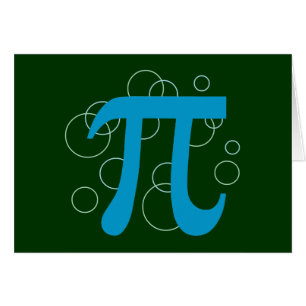 Cartão Círculos Pi