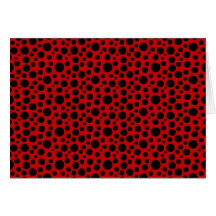 Círculos pretos com vermelho escuro