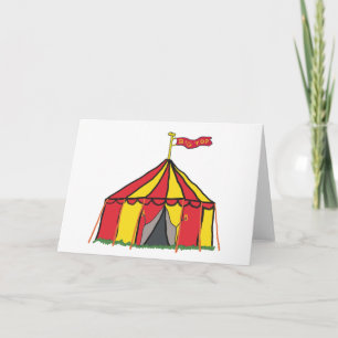 Cartão Circus Big Top Tent