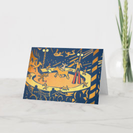 Cartão Circus Original Artwork Greeting Card