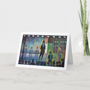 Cartão Circus Sideshow, Seurat