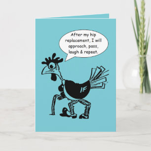 Cartão Cirurgia de substituição de anca - citação diverti