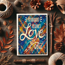 Cartão Citação de DNA do Pai Moderno do Dia do Pai
