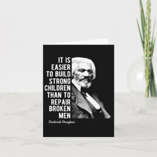 Cartão Citação de Frederick Dougl para o Mês da História 