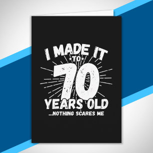 Cartão Citação engraçada de 70 anos de idade sarcástica 7