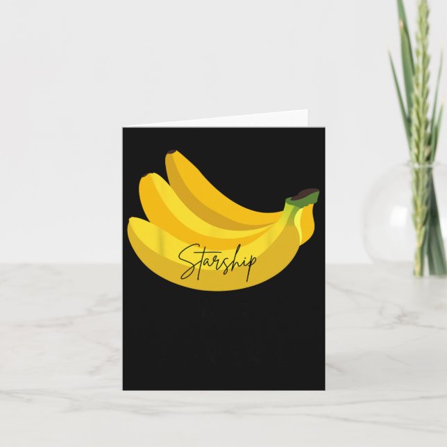 Cartão Citação engraçada de banana  (Frente)
