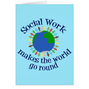 Cartão Citação Inspiradora de Trabalho Social Carta Mundi