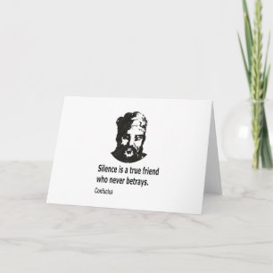 Cartão Citação por Confúcio