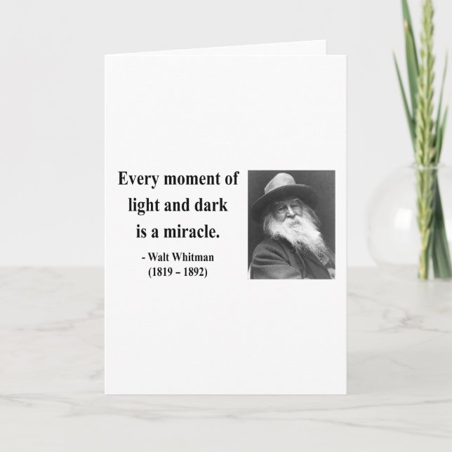 Cartão Citação Whitman 11b (Frente)