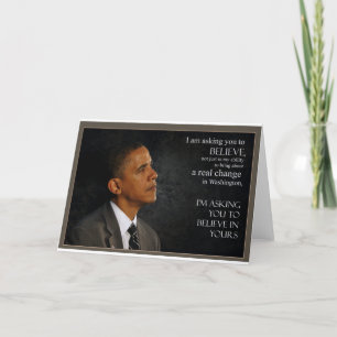 Cartão Citações de Obama