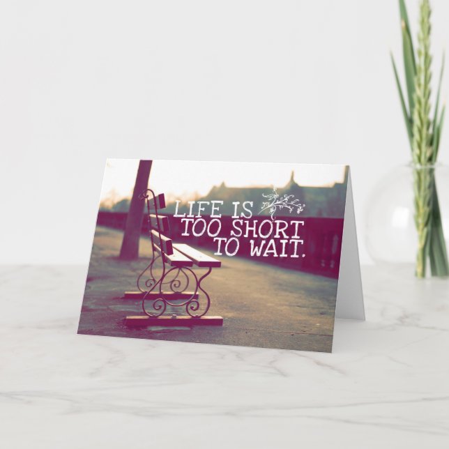 Cartão Citações inspiradoras e motivacionais (Frente)