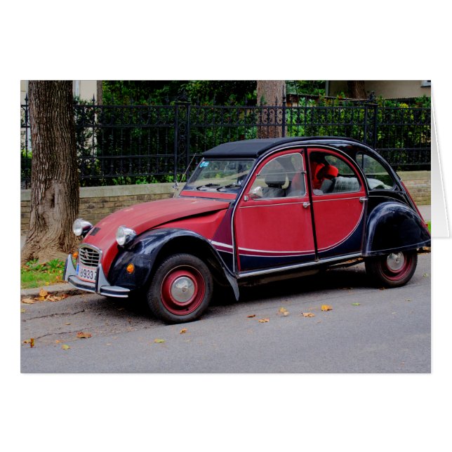 Cartão Citroen 2 CV Charleston (Frente Horizontal)