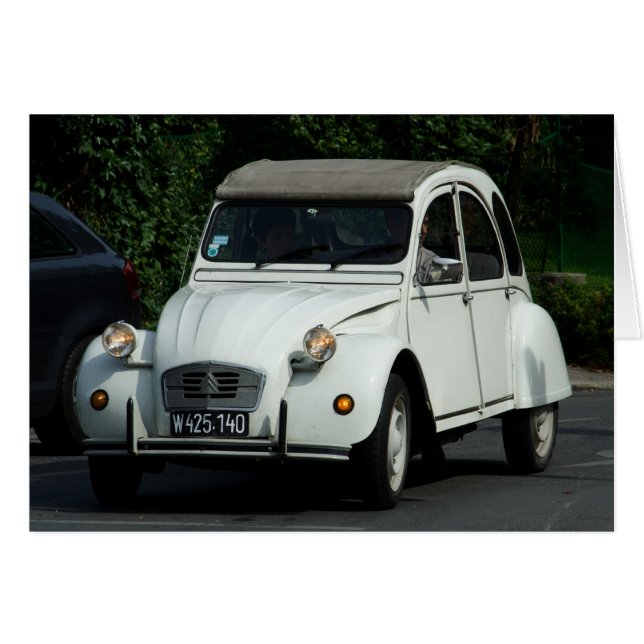 Cartão Citroën 2CV (Frente Horizontal)