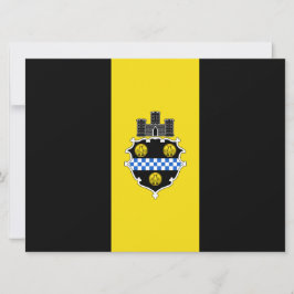 Cartão City Flag de Pittsburgh (Pensilvânia)