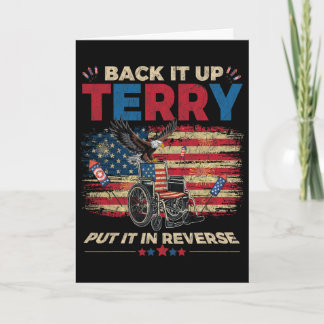 Cartão Ck Up Terry Coloque-o Em Reverso Fogos de Artifíci