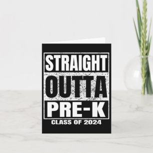 Cartão Cl Da Escola Do Outta Pre-k De 2024 Engraçado Engr