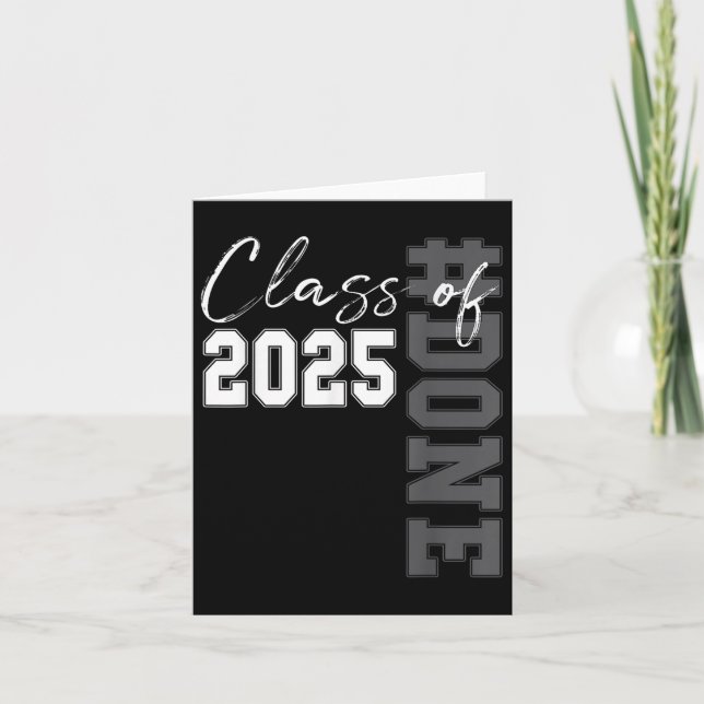 Cartão Cl De 2025 Formando Funny 2025 Sen (Frente)