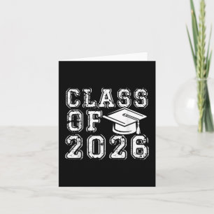 Cartão Cl De 2026 Mais velho De Volta À Graduação Escolar