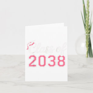 Cartão Cl De 2038 Cresça Comigo Jardim De Infância Rosa C