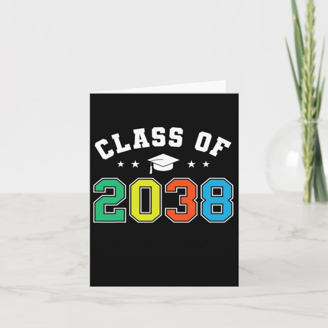 Cartão Cl de 2038 Cresça Comigo Kindergarten Divertido De (Frente)