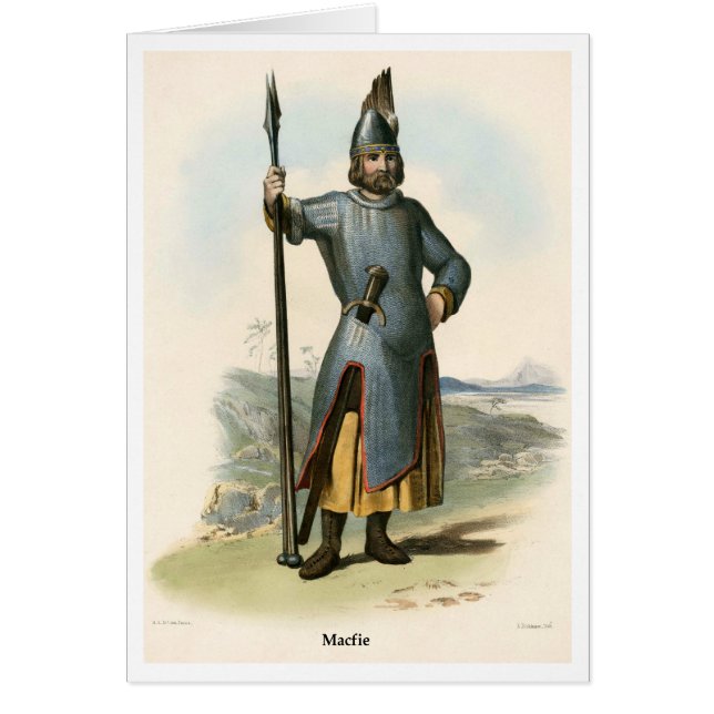 Cartão Clã Macfie (Frente)