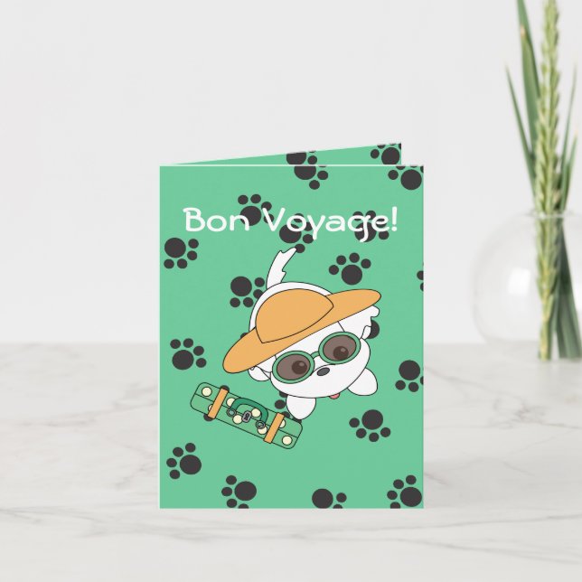 Cartão Clacney on Vacation! (Frente)