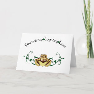 Cartão Claddagh / Claddaugh